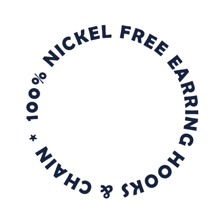 100% Nickel Free earring hooks and chain decoration